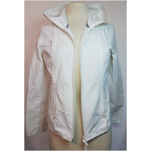 Hillard & Hanson sport white cotton blend zippy